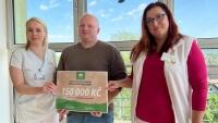 globus Předání daru Globus Lepší svět Krajské nemocnici Liberec